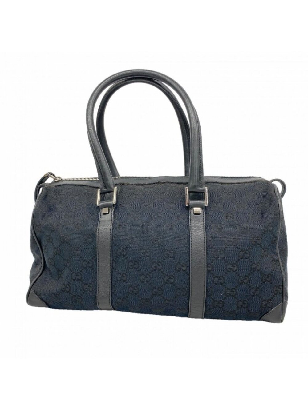 Gucci Handbag GG Canvas 000 Black Silver